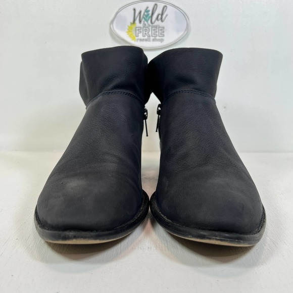 Seychelles Snare Boot -Women Size 9 - Ankle - Black Soft Leather -Low Block Heel - Picture 5 of 10
